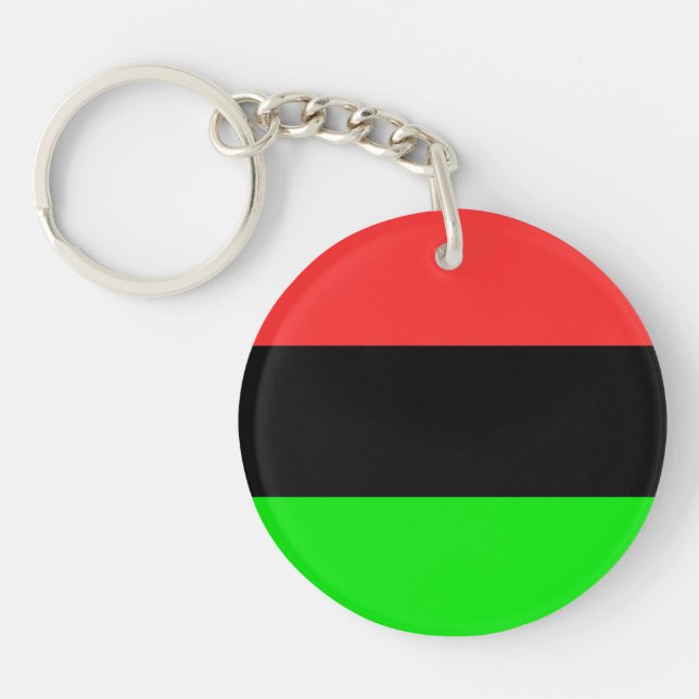 Porte-clefs Drapeau de la diaspora afro-américaine  (Devant)
