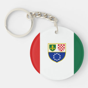 Porte-clefs Drapeau de la Fédération de Bosnie-Herzégovine