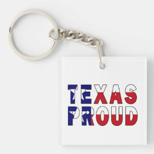 Porte-clefs Drapeau de la fierté du Texas