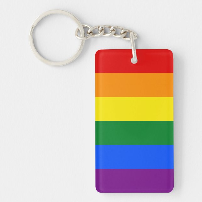 Porte-clefs Drapeau de la fierté gay (Devant)