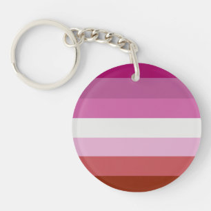 Porte-clefs Drapeau de la fierté lesbienne