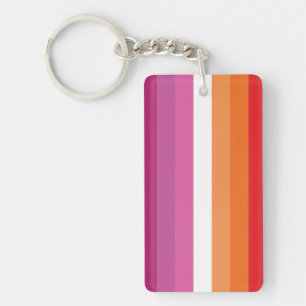 Porte-clefs Drapeau de la fierté lesbienne