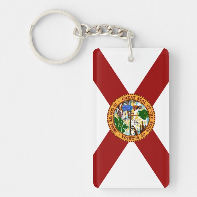 Porte-clefs Drapeau de la Floride (Devant)