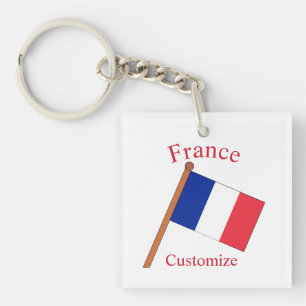Porte-clefs Drapeau de la France Thunder_Cove