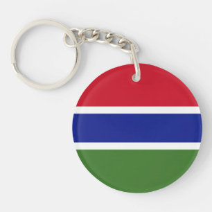 Porte-clefs Drapeau de la Gambie