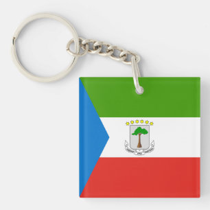 Porte-clefs Drapeau de la Guinée équatoriale
