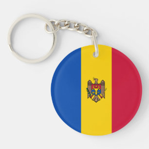 Porte-clefs Drapeau de la Moldavie