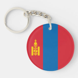 Porte-clefs Drapeau de la Mongolie