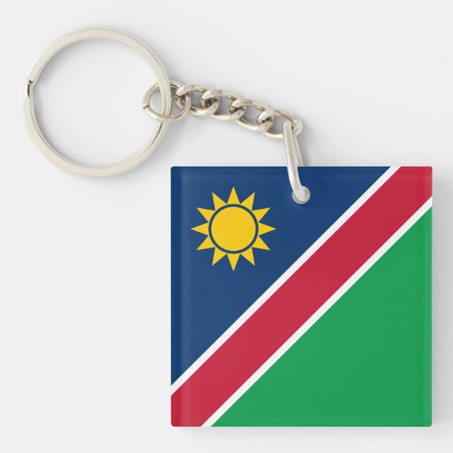 Porte-clefs Drapeau de la Namibie (Devant)