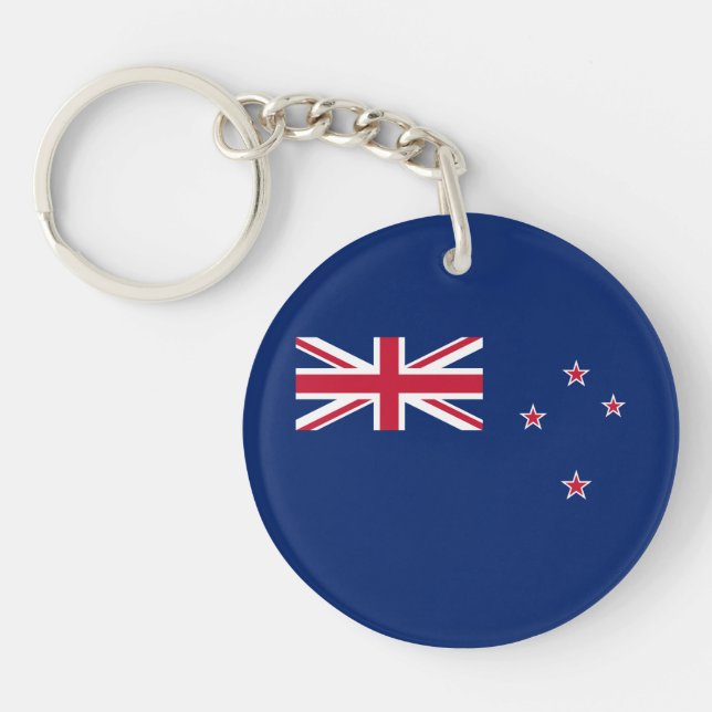 Porte-clefs Drapeau de la Nouvelle-Zélande (Devant)