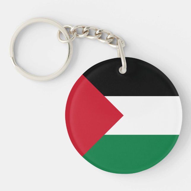 Porte-clefs Drapeau de la Palestine (Devant)