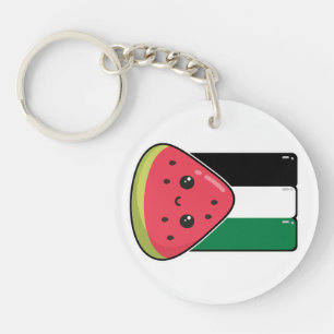 Porte-clefs Drapeau de la Palestine mignonne avec Palestin san