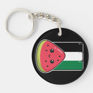 Porte-clefs Drapeau de la Palestine mignonne avec Palestin san