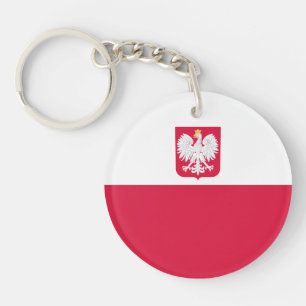Porte-clefs Drapeau de la Pologne