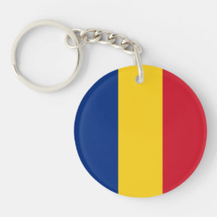 Porte-clefs Drapeau de la Roumanie