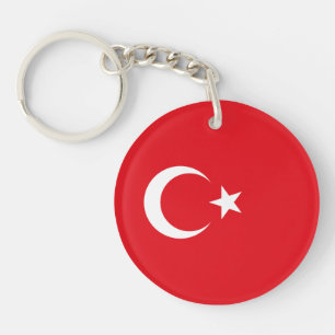 Porte-clefs Drapeau de la Turquie