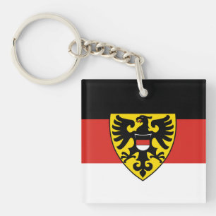 Porte-clefs drapeau de la ville de Reutlingen allemagne symbol
