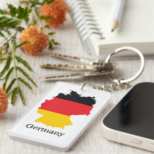 Porte-clefs Drapeau de l'Allemagne dans un design de souvenir