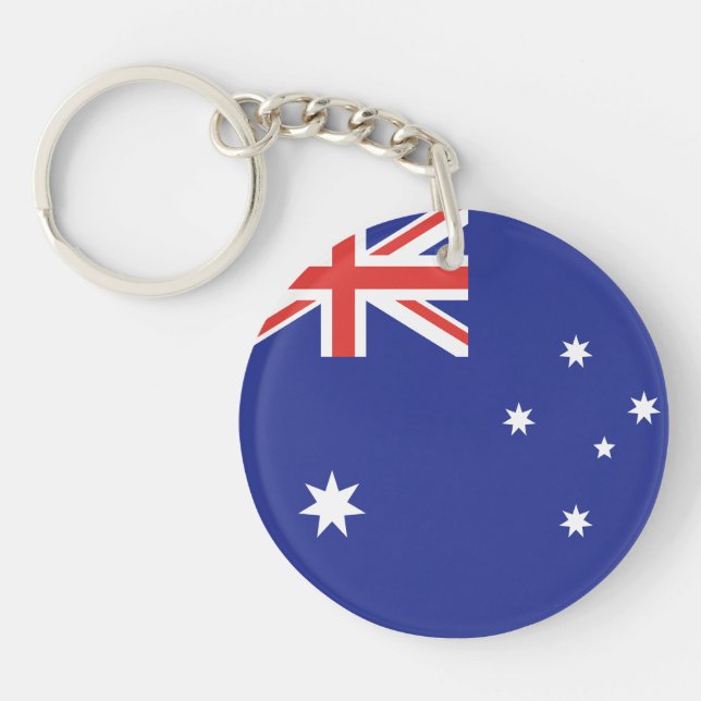 Porte-clefs Drapeau de l'Australie (Devant)