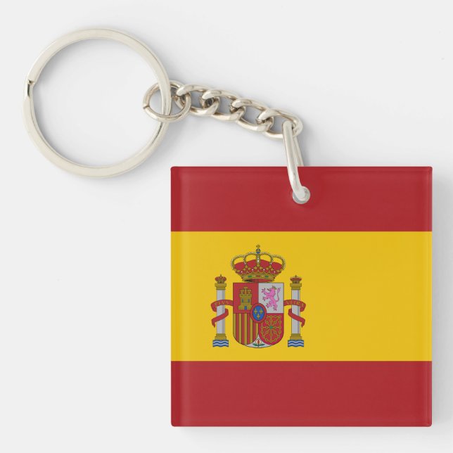 Porte-clefs Drapeau de l'Espagne (Devant)
