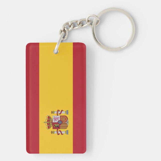 Porte-clefs Drapeau de l'Espagne (Dos)