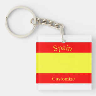 Porte-clefs Drapeau de l'Espagne Thunder_Cove
