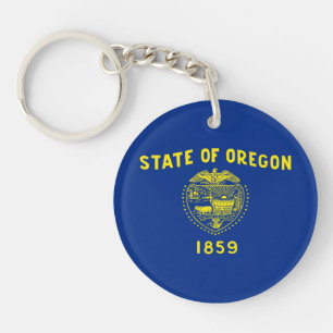 Porte-clefs Drapeau de l'État de l'Oregon