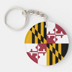Porte-clefs Drapeau de l'État du Maryland