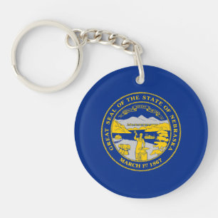 Porte-clefs Drapeau de l'État du Nebraska