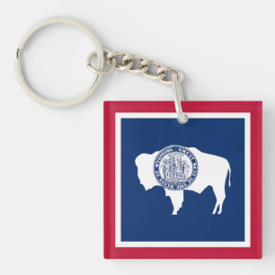 Porte-clefs Drapeau de l'État du Wyoming