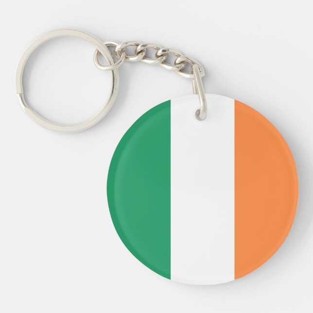 Porte-clefs Drapeau de l'Irlande (Devant)