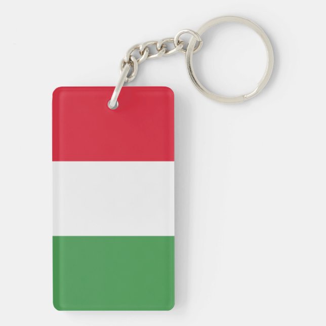 Porte-clefs Drapeau de l'Italie (Dos)