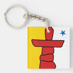 Porte-clefs Drapeau de NUNAVUT