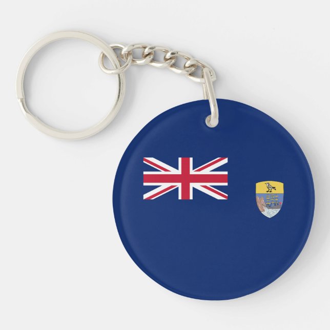 Porte-clefs Drapeau de Sainte-Hélène (Devant)