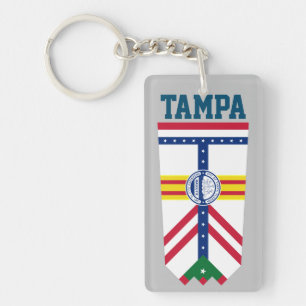 Porte-clefs Drapeau de Tampa, Floride