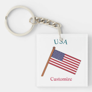 Porte-clefs Drapeau des États-Unis Thunder_Cove