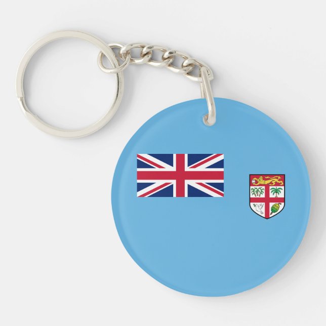 Porte-clefs Drapeau des Fidji (Devant)