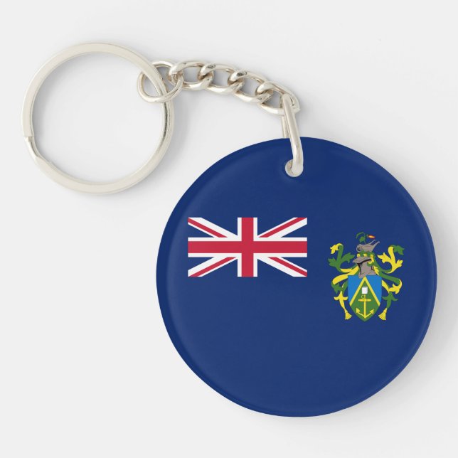 Porte-clefs Drapeau des îles Pitcairn (Devant)