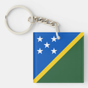Porte-clefs Drapeau des Îles Salomon