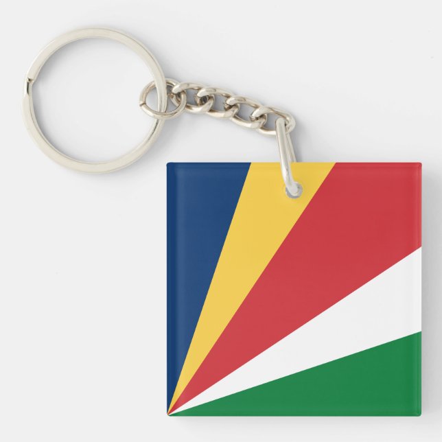 Porte-clefs Drapeau des Seychelles (Devant)