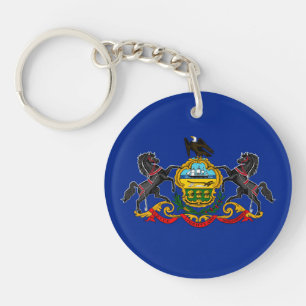 Porte-clefs Drapeau d'État de Pennsylvanie