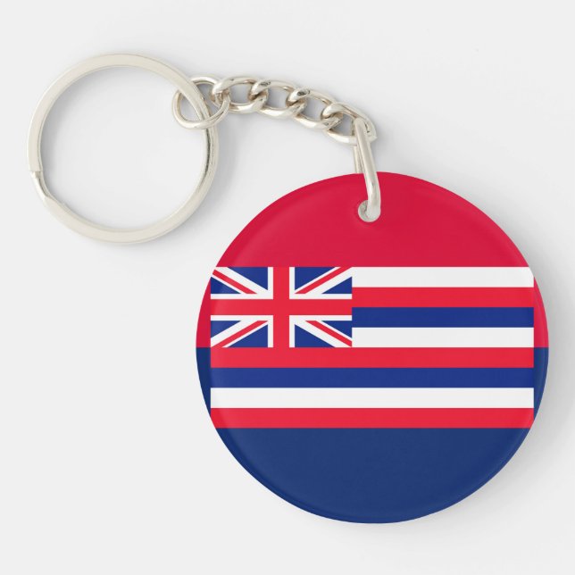 Porte-clefs Drapeau d'État d'Hawaii (Devant)