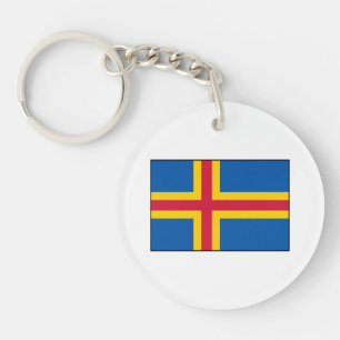 Porte-clefs Drapeau d'îles de Åland