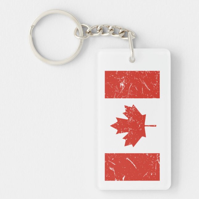 Porte-clefs Drapeau du Canada (Devant)