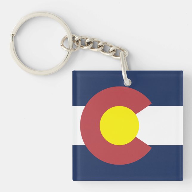 Porte-clefs Drapeau du Colorado (Devant)