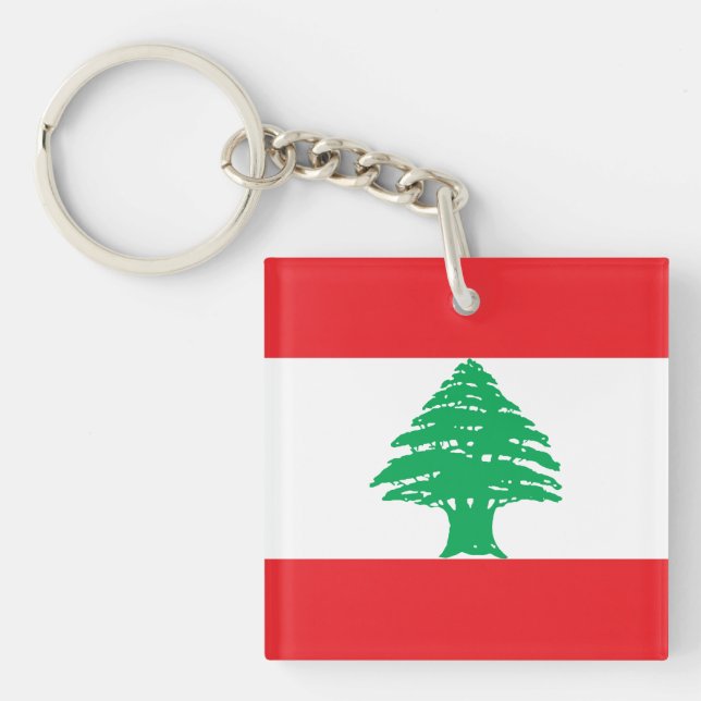 Porte-clefs Drapeau du Liban (Devant)