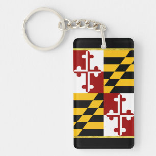 Porte-clefs Drapeau du Maryland