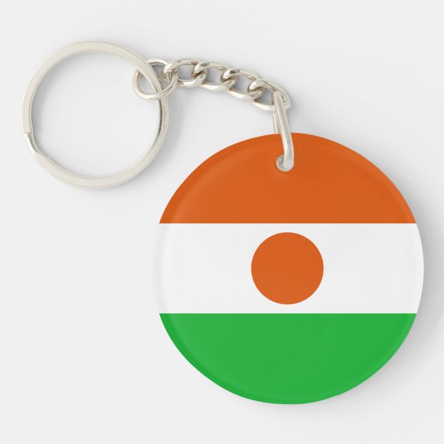 Porte-clefs Drapeau du Niger (Devant)