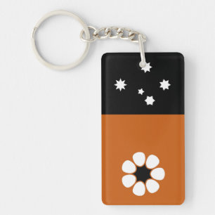 Porte-clefs Drapeau du Territoire du Nord (AUSTRALIE)