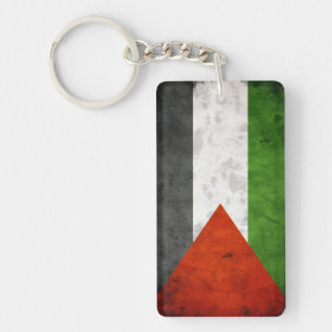 Porte-clefs Drapeau grunge de la Palestine
